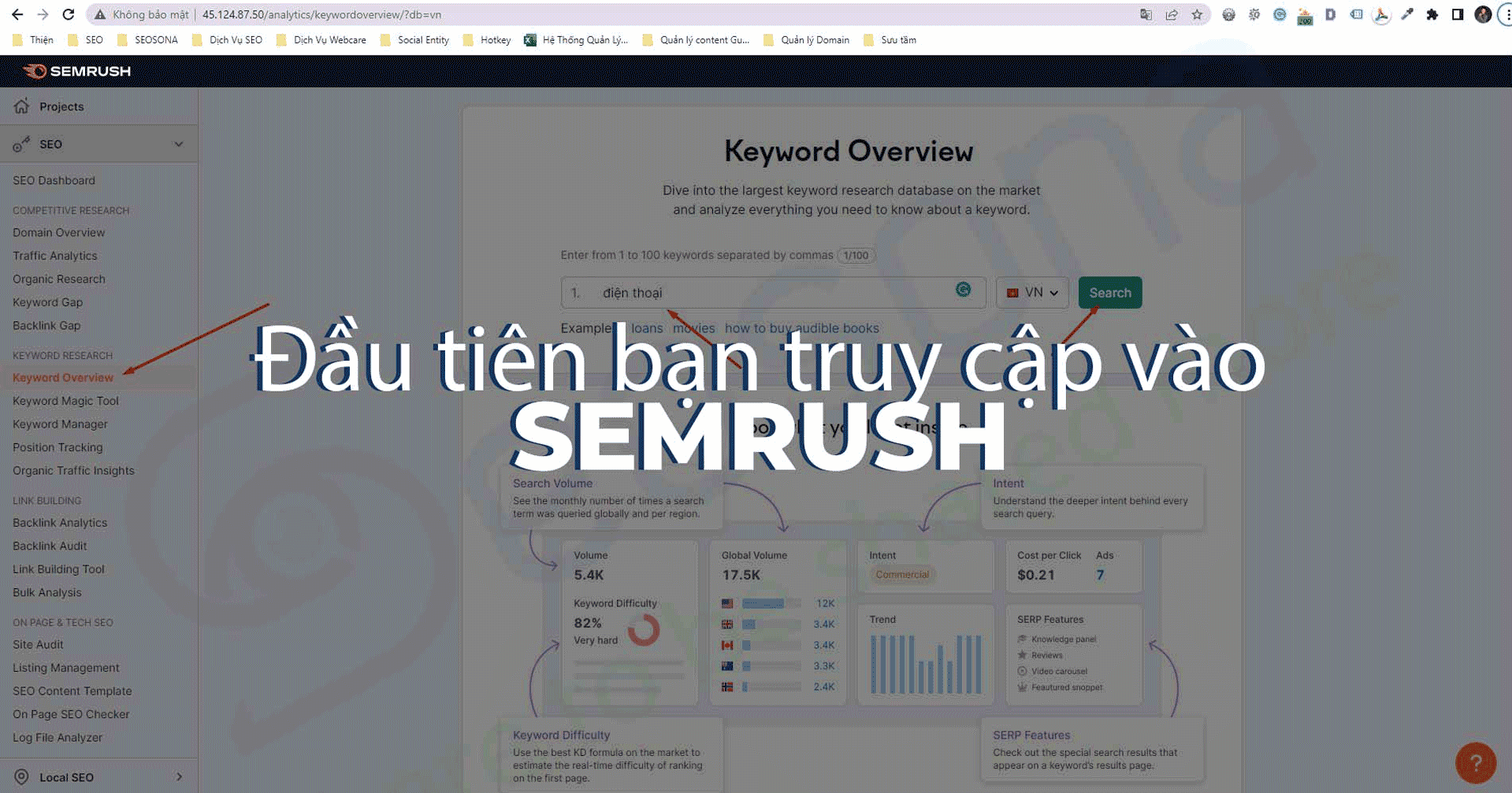 Snippet là gì? Hướng dẫn 5 bước tối ưu Featured Snippet hiệu quả 59 Tìm từ khóa bằng Semrush