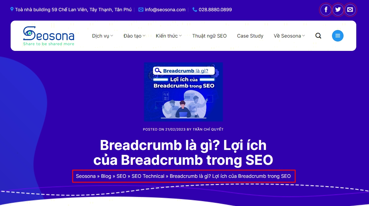 breadcrumbs la gi