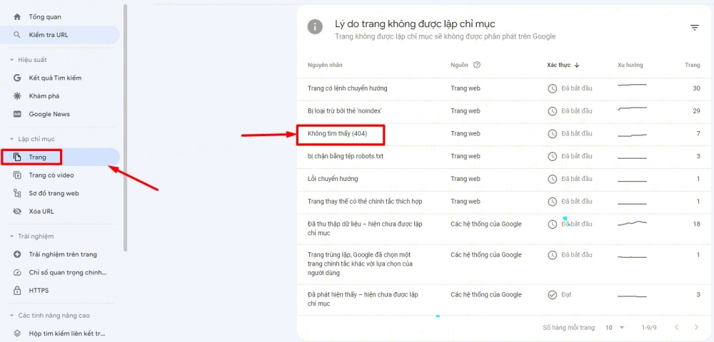 broken links search console1