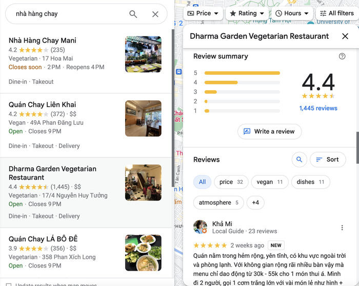 Hướng dẫn 17 kỹ thuật tối ưu Off-page SEO hiệu quả 2025 42 ví dụ về reviews trên Google maps