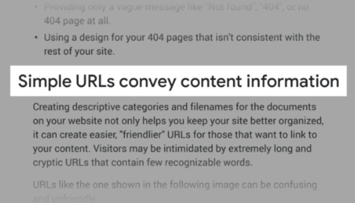 SEO Onpage là gì? 26 Tiêu chi tối ưu SEO Onpage từ cơ bản đến nâng cao 64 url-ngan