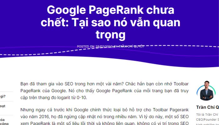 SEO Onpage là gì? 26 Tiêu chi tối ưu SEO Onpage từ cơ bản đến nâng cao 75 google-page-ranking