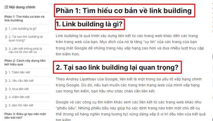 SEO Onpage là gì? 26 Tiêu chi tối ưu SEO Onpage từ cơ bản đến nâng cao 82 cac-the-h2-h3