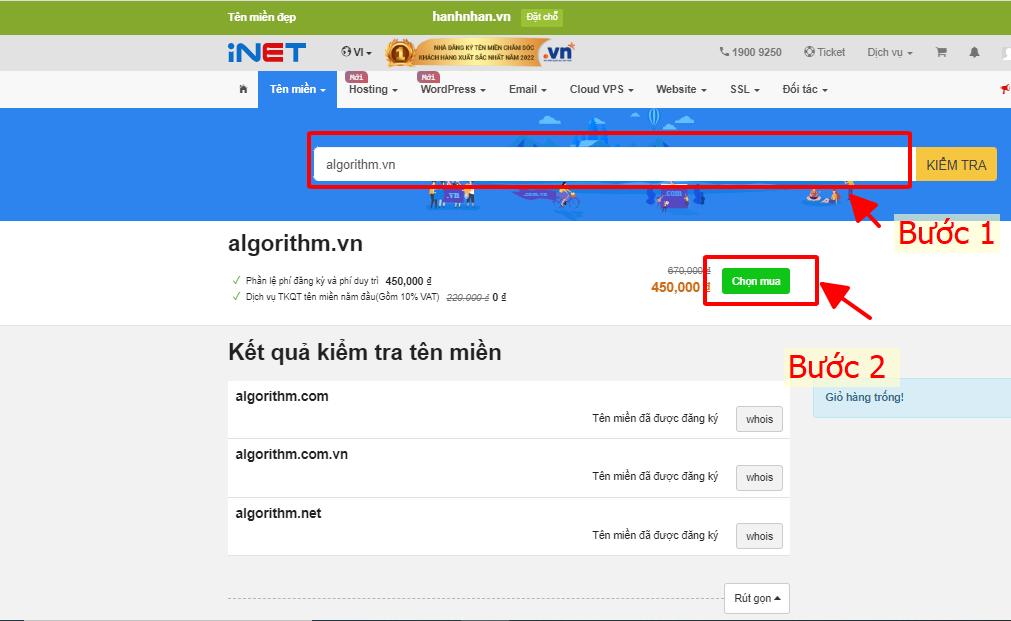 PBN là gì? 3 bước xây dựng Private Blog Networks từ A - Z 34 copy tên miền dán vào thanh tìm kiếm