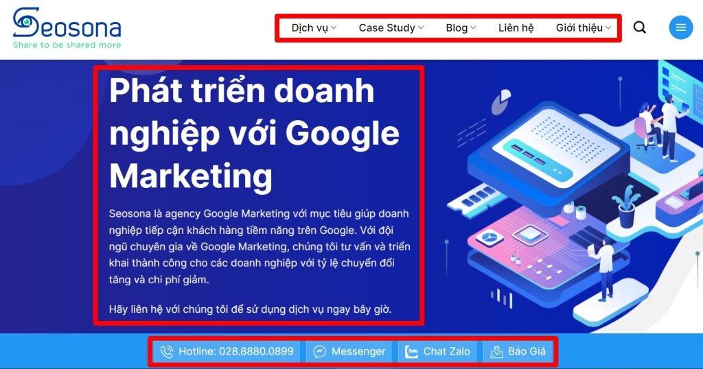 So sánh SEO và PPC, cách phối hợp hiệu quả cho doanh nghiệp 20 Tối ưu trang đích hoặc landing page