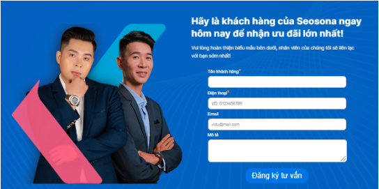 Bounce rate là gì? 9 cách tối ưu giảm tỷ lệ thoát trên trang tốt nhất 34 Ví dụ trang đích dịch vụ Seosona