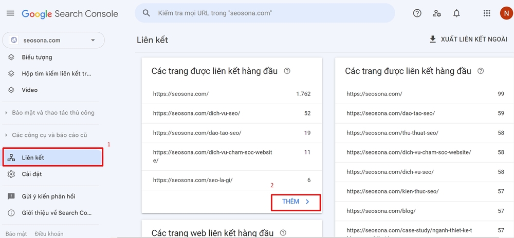 Backlink là gì? Cách xây dựng & tiêu chí chọn backlink chất lượng 2025 68 Kiểm tra backlink bằng Google Search Console