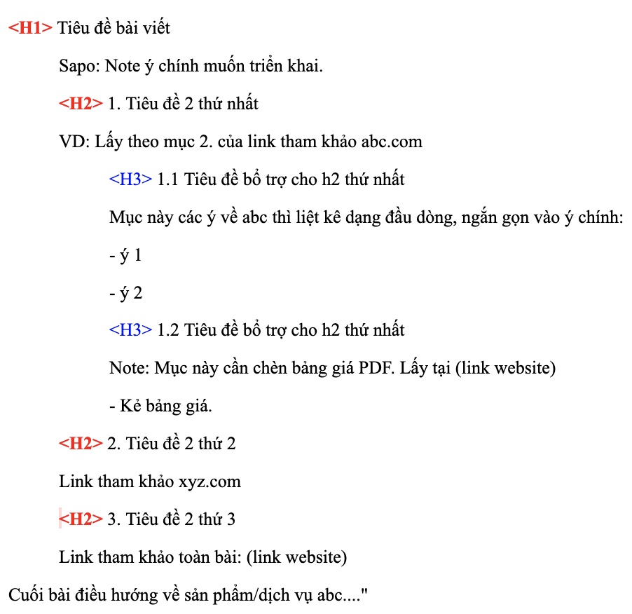 Cách viết bài chuẩn SEO 9 bước và 10+ checklist Content chất lượng 2025 23 mẫu outline bài viết chuẩn seo