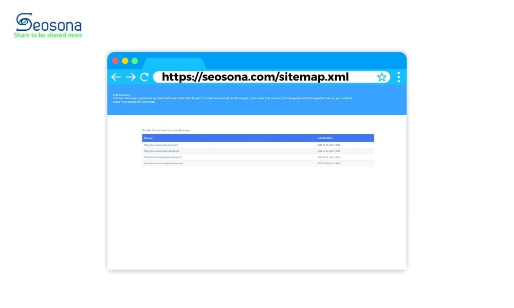SEO Audit là gì? Hướng dẫn Audit tổng thể website A - Z 42 Kiểm tra khả năng tiếp cận với tệp Sitemap.xml