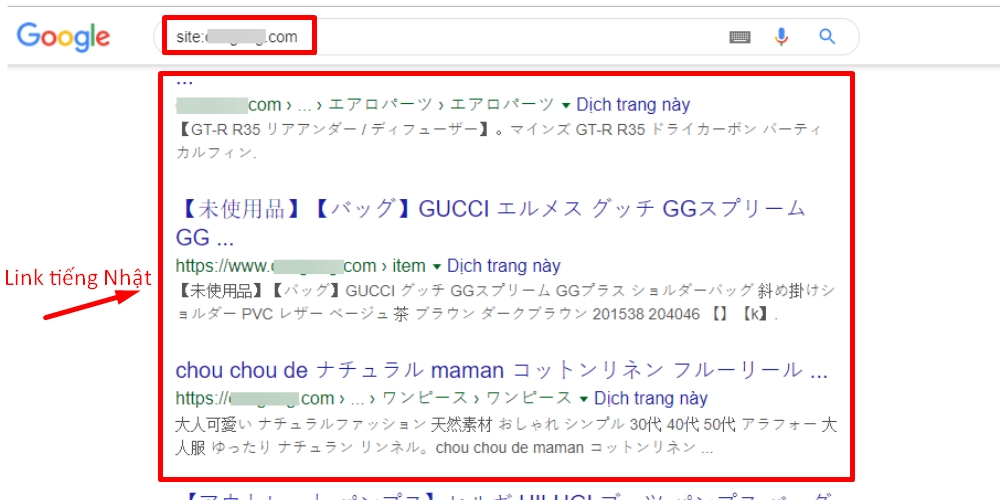 Backlink là gì? Cách xây dựng & tiêu chí chọn backlink chất lượng 2025 64 Website bị hacker spam link tiếng Nhật