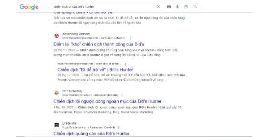 Meta Description là gì? 10 cách viết Meta Description hay 28 chiến dịch marketing đi để trở về của bitis hunter