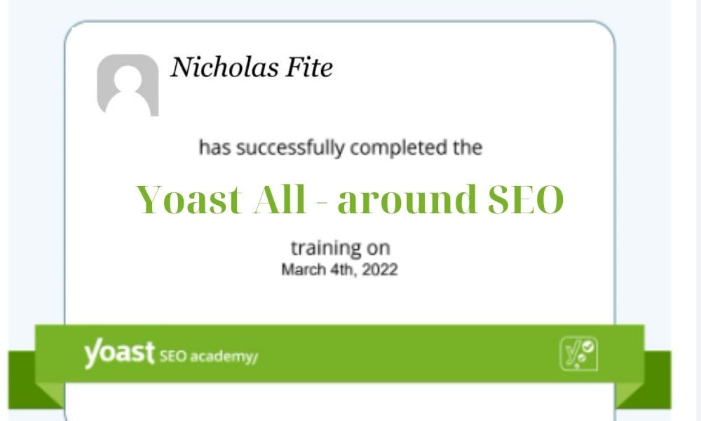 TOP 8 chứng chỉ SEO chinh phục cơ hội nghề nghiệp trong ngành Marketing 7 Yoast All-Around SEO Training