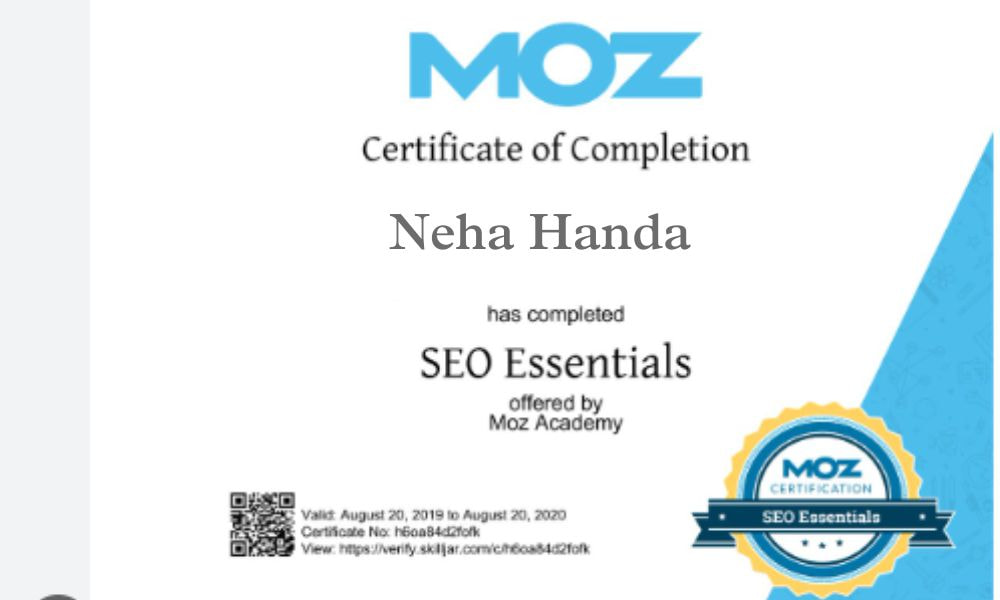 TOP 8 chứng chỉ SEO chinh phục cơ hội nghề nghiệp trong ngành Marketing 9 Moz’s SEO Fundamentals
