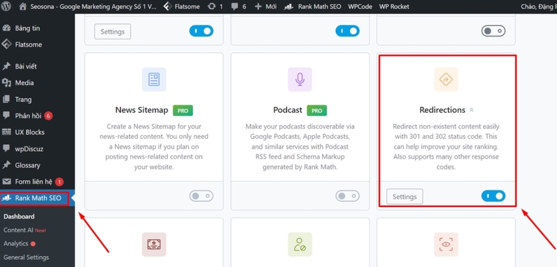 Duplicate content là gì? Nguyên nhân, ảnh hưởng & cách khắc phục 20 Chuyển hướng Redirect 301 bằng RankMath