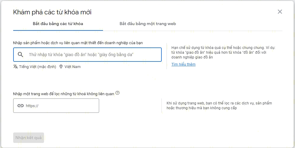google keyword planner 4