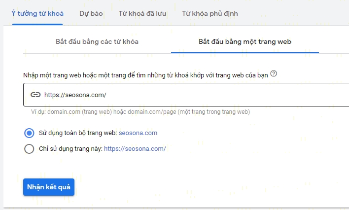 google keyword planner 7