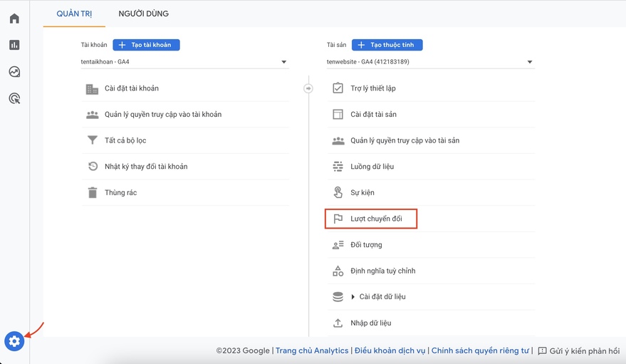 Google Analytics là gì? Hướng dẫn sử dụng Google Analytics đơn giản 53 thiết lập lượt chuyển đổi trong google analytics 4