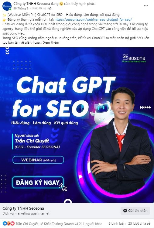 Top 15 cách tăng traffic website hiệu quả nhất 2025 30 Mẫu quảng cáo trên fanpage Seosona