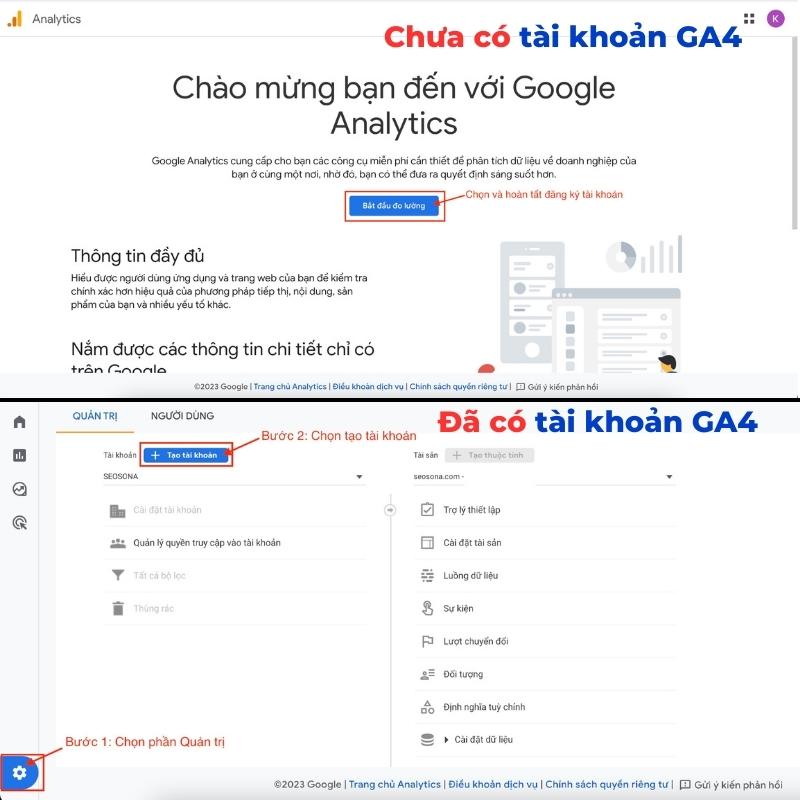 Google Analytics là gì? Hướng dẫn sử dụng Google Analytics đơn giản 39 tạo tài khoản google analytics 4
