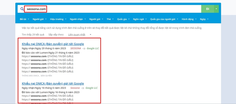 DMCA là gì? Cách đăng ký DMCA bảo vệ website cực đơn giản 23 Website đang bị người khác report DMCA