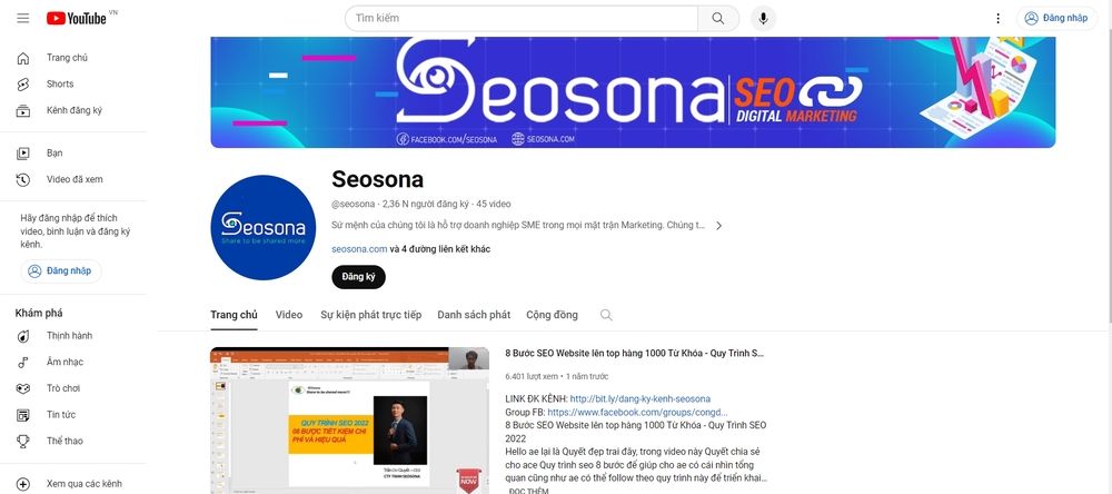 Content Marketing là gì? Tổng hợp kiến thức từ A-Z 28 Youtube Seosona