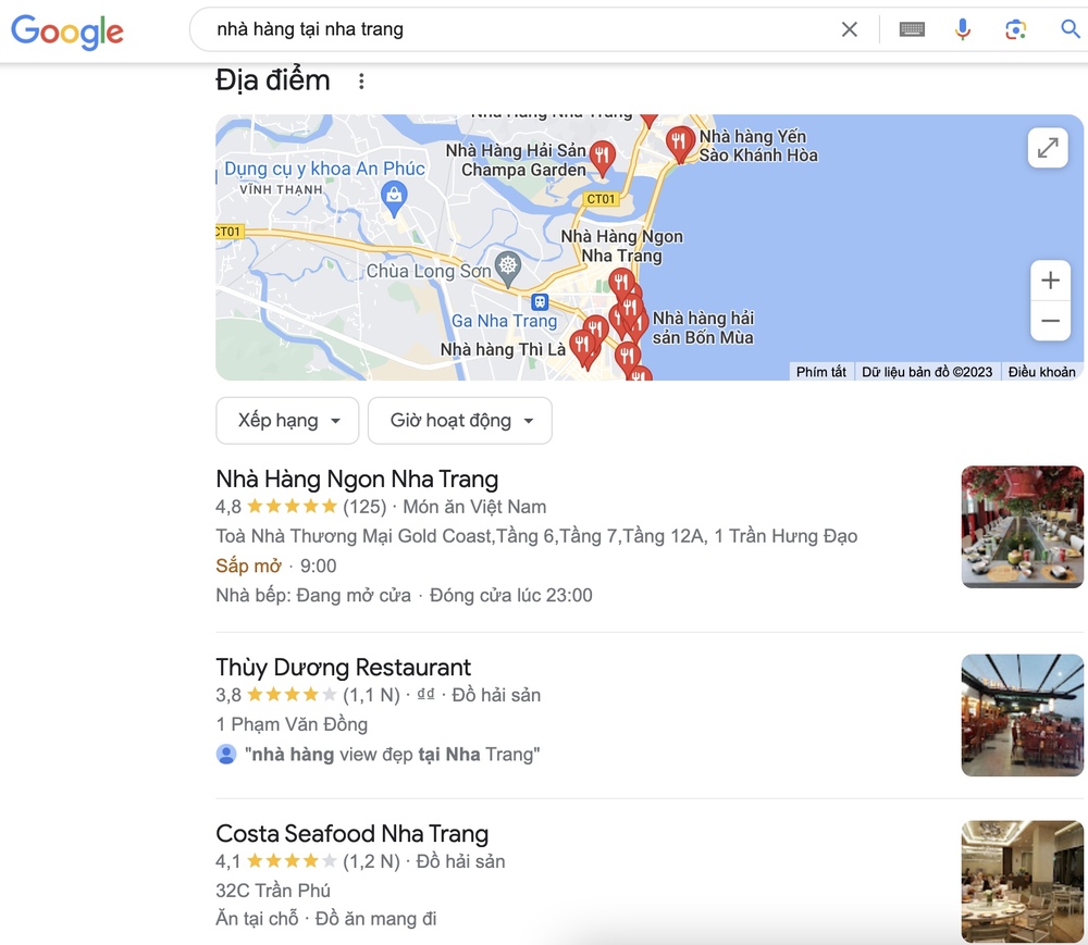 Local SEO là gì? Hướng dẫn 3 bước đơn giản thống trị SEO Local 2025 22 ví dụ về kết quả map pack