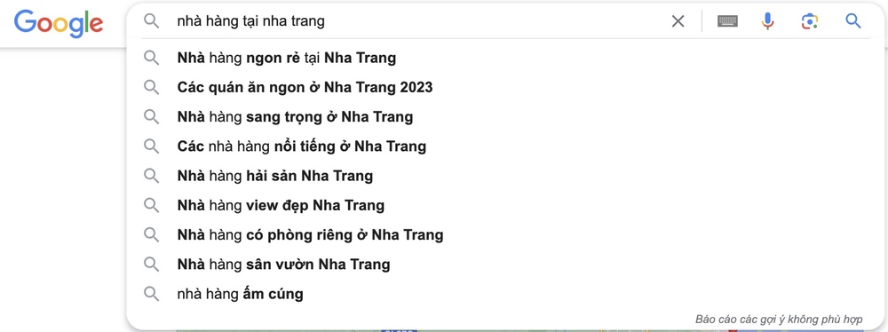 Local SEO là gì? Hướng dẫn 3 bước đơn giản thống trị SEO Local 2025 27 nghiên cứu từ khoá bằng autocomplete trên google search
