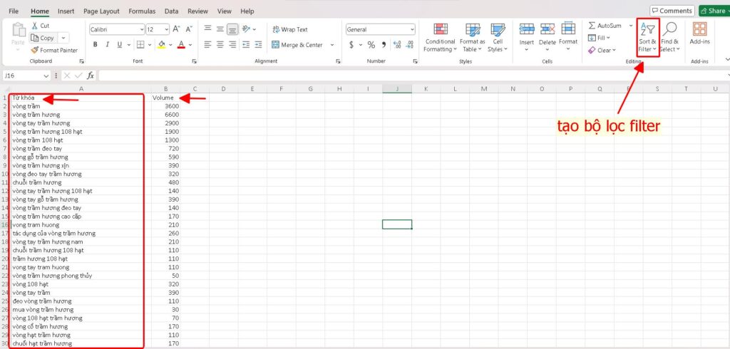 TOP 11 kỹ năng SEO giúp bạn đột phá trong năm 2025 22 Tải file từ khóa của đối thủ về rồi lọc