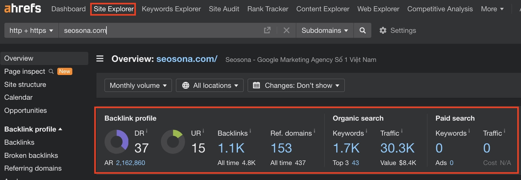 Ahrefs là gì? Tìm hiểu tính năng & các thuật ngữ chỉ số quan trọng trong Ahrefs 17 tính năng site explorer của Ahrefs