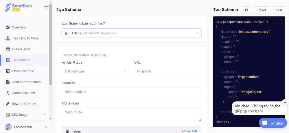 Thủ thuật SEO: Tăng thứ hạng website lên top Google nhanh chóng 25 Thủ thuật tạo schema bằng SonaTools